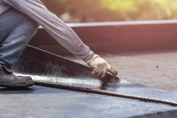 Professional Basement Waterproofing technician working in Glen Mills, PA